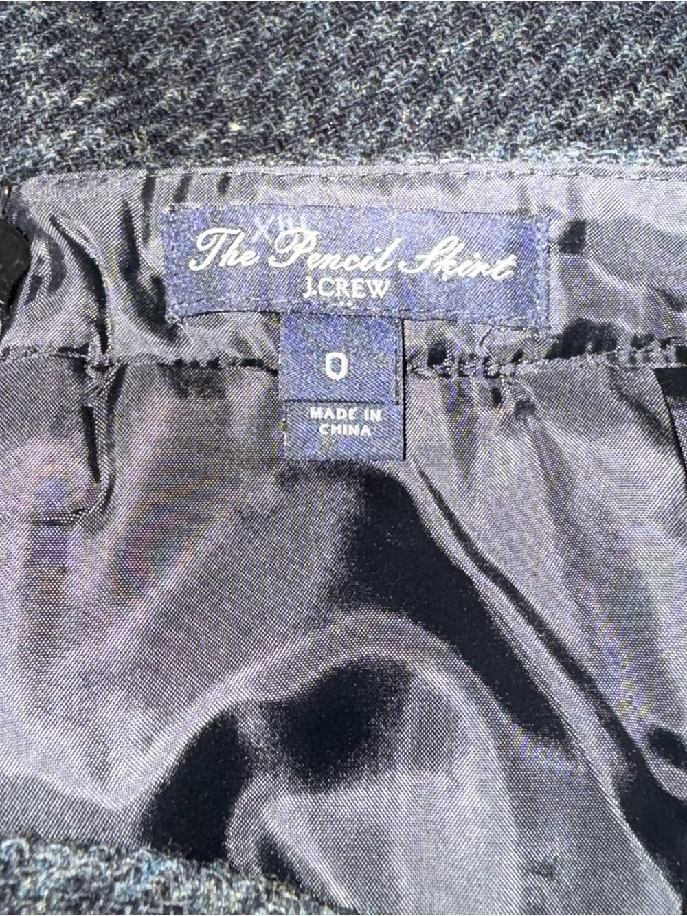 J. Crew structured pencil